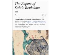 The Expert of Subtle Revisions: A Novel – Crown