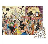 The Exploding Headwear Gala Wooden Jigsaw Puzzle Waterproof 1000 Piece Puzzles for Adults Gifts Challenging And Brainteasing Home Decoration