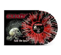 The Exploited 'Fuck The System' 2LP Clear Red Black Splatter Vinyl