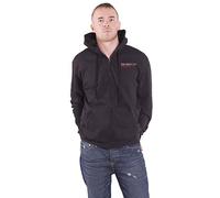 The Exploited Hoodie Barmy Army Band Logo Official Mens Black Zipped XL