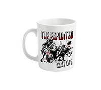 The Exploited Mug Army Life (White) Official White Boxed One Size