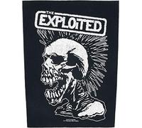The Exploited Vintage Skull Back Patch multicolour