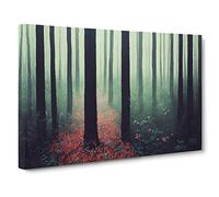 The Explosive Forest Canvas Print | Gallery Wrapped 30mm Frame Wall Art | 30x20 inches | Ready to Hang | Contemporary Landscape Picture | Living Room Bedroom Lounge Office