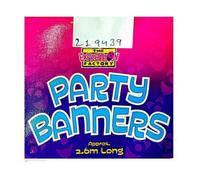 The Expressions Factory Anniversary Banner Pink/blue (One Size)