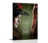 The Extraordinary Adventures of Adèle Blanc-SecWall Art Modern Minimalist Decorative Painting Waterproof Poster Easy to Maintain Living Room Bedroom Background Wall to Enhance Style16x24inch(40x60cm)F