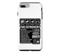 The Extrovert Core Traits Funny Outgoing Social Butterfly Case for iPhone 7 Plus/8 Plus