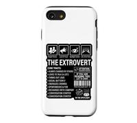 The Extrovert Core Traits Funny Outgoing Social Butterfly Case for iPhone SE (2020) / 7/8
