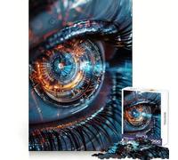 The EYE AI Jigsaw Puzzles for Teenagers 1000 Pieces Logic Sense Toy Calm Fun Smooth Edge Birthday Gift (38x26cm)