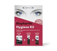 The Eye Doctor Blepharitis Hygiene Kit - Complete Daily Eye Care Bundle with Antibacterial Dry Eye Compress, Hypochlorous Eyelid Spray & Intensive Relief Eye Drops - Soothes & Cleanses Lids