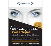 The Eye Doctor Eye Lid Wipes 40 Pack pack