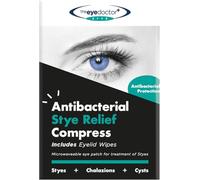 The Eye Doctor Heated Eye Compress for Stye & Chalazion - Reusable Antibacterial Eye Patch for Dry Eye, MGD, Blepharitis - Moist Heat Treatment for Swollen, Irritated Eyelids