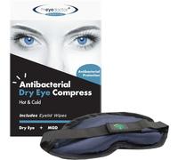 The Eye Doctor Heated Eye Mask for Dry Eyes - Warm Eye Compress for Blepharitis Relief - Reusable Microwave Safe Heat Eye Mask for MGD Treatment with Antibacterial Protection