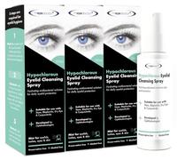 The Eye Doctor Hypochlorous Eyelid Cleansing Spray - Hypoallergenic With Antibacterial Properties For Use With Dry Eye, Blepharitis & MGD - Preservative & Alcohol Free, Contact Lens Friendly, 3X 100ml