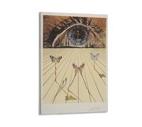 THE EYE OF SURREALIST TIME Salvador Dali Surrealism Poster Wall Art Picture Painting Poster Canvas Print Posters Artworks Room Decor 16x24inch(40x60cm)