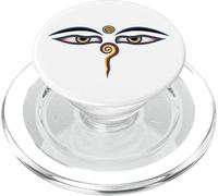 The Eyes of Buddha PopSockets PopGrip for MagSafe