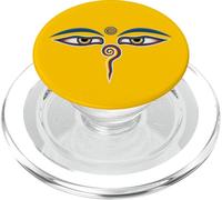 The Eyes of Buddha PopSockets PopGrip for MagSafe