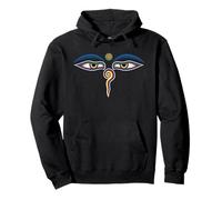 The Eyes of Buddha Pullover Hoodie