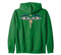 The Eyes of Buddha Zip Hoodie