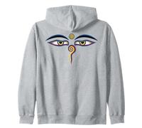 The Eyes of Buddha Zip Hoodie
