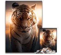The Eyes of The Tiger JigsawPuzzle 1000 Pieces for Adults cardboard Puzzles Creative Family Game & Home Decor, for Teenagers 26X38CM/10.23x14.96inch