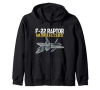 The F-22 Raptor. Air Force aviation at its best. Zip Hoodie