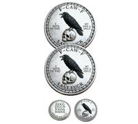The F-CAW-F Coin - for Those Who Laugh at Life and Give Zero F*CKS!Double-Sided Design Last Fuck Decision Coin,For Letting Go and Moving On (2PCS)
