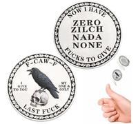 The F-CAW-F Funny Coin, 2 PCS Double-Sided Design Coin for Those Who Laugh at Life, Humor Coin Gifts for Men Women