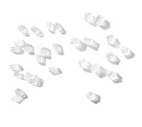 The Fabric Club 10 Pairs Soft Plastic Replacement Earring Backs Flower Back Stoppers Ear Nuts