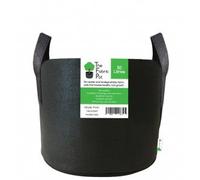 The Fabric Pot Hydroponics Fabric Pot Breathable Pots Container Grow Bag Plant Litre UK (50L, Black Round)