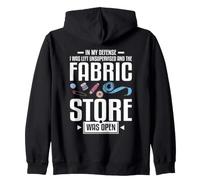 The Fabric Store Sewing Quilting Seamstress Sewing Machine Zip Hoodie