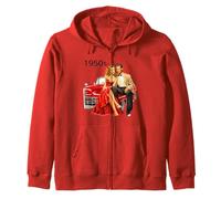 The Fabulous 1950s Decade Zip Hoodie