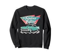 The Fabulous Fifties Retro 1950s Classic Car Graphic Vintage Sweatshirt