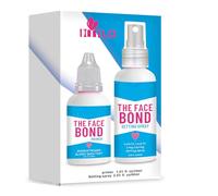 The Face Bond Glue Primer and Setting Spray Makeup Set 2 PCS Matte Primer for Hydrating Base,The Face Glue Fixing Setting Spray for Matte Finish and Oil-control