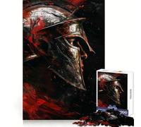 The Face of Spartan Army Puzzles for Adults 1000 Pieces Brain Challenge Toy Calm Mind Clear Cut Art Collection Piece (38x26cm)