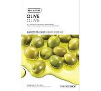 The Face Shop - Real Nature - Olive Face Mask Sheet - deeply hydrates dry and rough skin (1 pack - 20 g)
