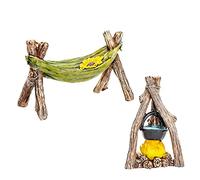 The Fairies Enchanted Garden Range - Fairy Hammock and Camp Fire