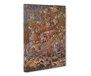 The Fairy Feller'S Master Stroke By Richard Dadd Canvas Print | Gallery Wrapped 30mm Frame Wall Art | 20x14 inches | Ready to Hang | Classic Picture | Living Room Bedroom Lounge Office