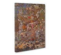 The Fairy Feller'S Master Stroke By Richard Dadd Canvas Print | Gallery Wrapped 30mm Frame Wall Art | 24x16 inches | Ready to Hang | Classic Picture | Living Room Bedroom Lounge Office