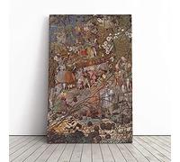 The Fairy Feller's Master Stroke By Richard Dadd Canvas Wall Art Picture Print - Framed Painting - Modern Home Décor - Ready to Hang Poster for Living Room Bedroom - 20x14 Inch