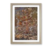 The Fairy Feller'S Master Stroke By Richard Dadd Classic Painting Framed Print | A2 Oak Framed Wall Art | Ready to Hang | Classic Historical Picture | Living Room Bedroom Lounge Office