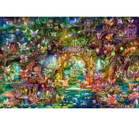 Ravensburger Hidden World of Fairies - 4000 Piece Jigsaw Puzzle for Adults and Kids Age 12 Years Up - Fantasy & Mythology