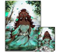 The Fairy of Water Jigsaws 1000 Pieces for Adults Jigsaw Puzzles for Adults Home Activity for Holidays Birthdays And Family Game Nights 1000 PCS(38x26cm)