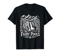 The Fairy Pools, Isle of Skye, Scotland. Vintage Design T-Shirt