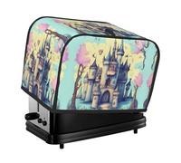 The Fairytale Castle toaster cover is suitable for 2 small toaster covers with wide slots and comes with a storage pocket to meet diverse baking needs.