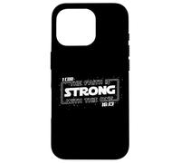 The Faith is strong with this one Christian Bible Saying Case for iPhone 16 Pro