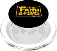 The Faith is strong with this one Christian Bible Saying PopSockets PopGrip for MagSafe