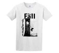 The Fall Dragnet Punk Rock Retro Casual Round Neck T Shirt White XXL