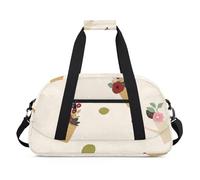 The Fall Fun Texture Gym Bag Sports Duffle Bag Weekend Sleepover Duffel Bags Small Travel Tote for Overnight Workout Gymnastics Dance Ballet, The Fall Fun Texture, 18.9 x 8.7 x 10.6 in, Duffel Bags
