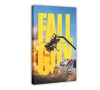 The Fall Guy (2024) Movie Poster Canvas Poster Wall Art Decor Print Picture Paintings for Living Room Bedroom Decoration Frame-style 08x12inch(20x30cm)