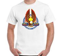 The Fall Guy T-Shirt Mens Retro 80'S Tv Show Program Stuntman Airwolf A-Team Top White 3XL